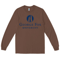 Chestnut George Fox College Design Long Sleeve Tee - artisFamous