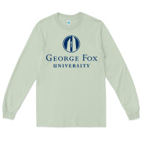 Matcha George Fox College Design Long Sleeve Tee - artisFamous