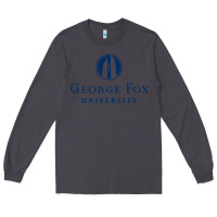Smoke George Fox College Design Long Sleeve Tee - artisFamous