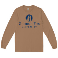 Toasted Coconut George Fox College Design Long Sleeve Tee - artisFamous