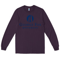 Plum George Fox College Design Long Sleeve Tee - artisFamous