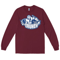 Burgundy The Crunch, Syracuse Long Sleeve Tee - artisFamous