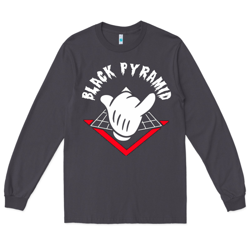 Black Pyramid Long Sleeve Tee by artisFamous | Teevron