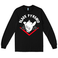 Black black pyramid Long Sleeve Tee - artisFamous