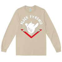 Mushroom black pyramid Long Sleeve Tee - artisFamous