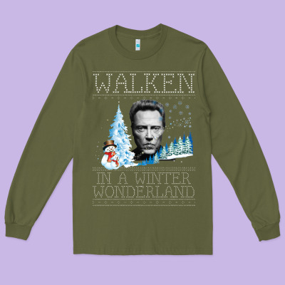 Christopher Walken Long Sleeve Tee Designed By Artisfamous