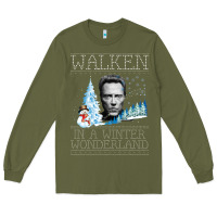 Army Green christopher walken Long Sleeve Tee - artisFamous