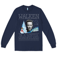 Navy christopher walken Long Sleeve Tee - artisFamous