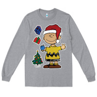 Heather Grey charlie brown christmas gifts Long Sleeve Tee - artisFamous