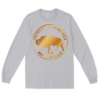 Moon Dust Buffalo Gold Native American - Bison Long Sleeve Tee - artisFamous