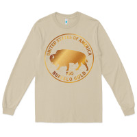 Mushroom Buffalo Gold Native American - Bison Long Sleeve Tee - artisFamous