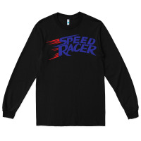 Black blue speed racer 80s   speed racer Long Sleeve Tee - artisFamous