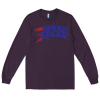 Plum blue speed racer 80s   speed racer Long Sleeve Tee - artisFamous