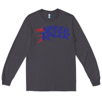 Smoke blue speed racer 80s   speed racer Long Sleeve Tee - artisFamous