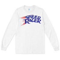 White blue speed racer 80s   speed racer Long Sleeve Tee - artisFamous