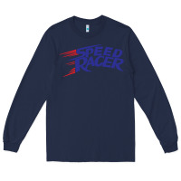 Navy blue speed racer 80s   speed racer Long Sleeve Tee - artisFamous
