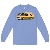 Colony Blue 1970s gmc motorhome gmc motorhome Long Sleeve Tee - artisFamous