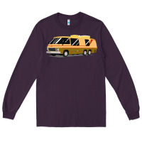 Plum 1970s gmc motorhome gmc motorhome Long Sleeve Tee - artisFamous