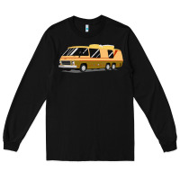 Black 1970s gmc motorhome gmc motorhome Long Sleeve Tee - artisFamous