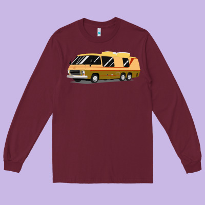 1970s Gmc Motorhome Gmc Motorhome Long Sleeve Tee Designed By Artisfamous