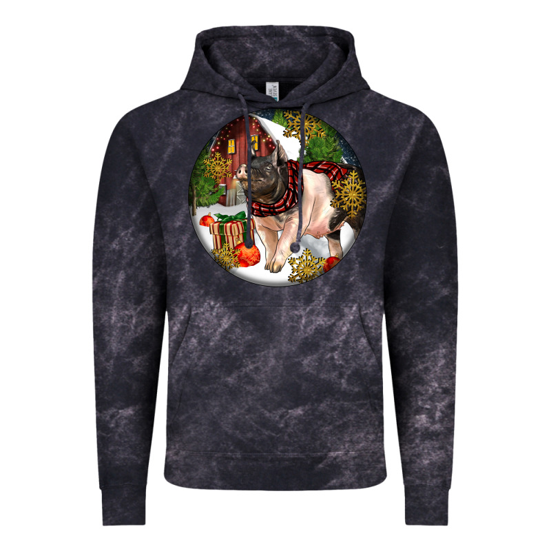 Hampshire Sow Pig Christmas Vintage Hoodie by LillyAllenDesigns | Teevron