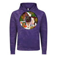 Cloud Purple hampshire sow pig christmas Vintage Hoodie - LillyAllenDesigns