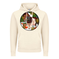 Vintage Artic hampshire sow pig christmas Vintage Hoodie - LillyAllenDesigns