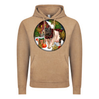Vintage Coffee hampshire sow pig christmas Vintage Hoodie - LillyAllenDesigns