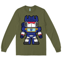 Army Green soundwave transformers chibi Long Sleeve Tee - artisFamous