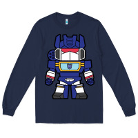 Navy soundwave transformers chibi Long Sleeve Tee - artisFamous