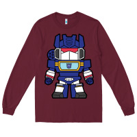 Burgundy soundwave transformers chibi Long Sleeve Tee - artisFamous
