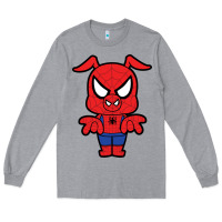 Heather Grey spider ham Long Sleeve Tee - artisFamous