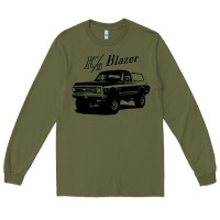 Army Green 1971 k5 blazer k5 blazer Long Sleeve Tee - artisFamous