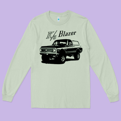 1971 K5 Blazer K5 Blazer Long Sleeve Tee Designed By Artisfamous