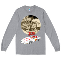 Heather Grey go speed racer go go!!!   speed racer Long Sleeve Tee - artisFamous