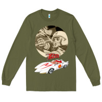 Army Green go speed racer go go!!!   speed racer Long Sleeve Tee - artisFamous