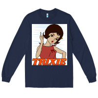 Navy go trixie go!   speed racer Long Sleeve Tee - artisFamous
