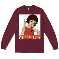 Burgundy go trixie go!   speed racer Long Sleeve Tee - artisFamous