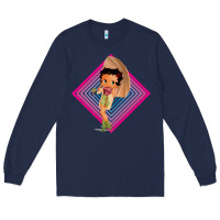Navy betty boop Long Sleeve Tee - artisFamous