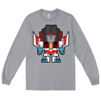 Heather Grey starscream chibi Long Sleeve Tee - artisFamous