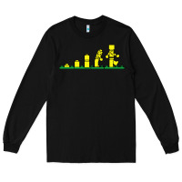 Black evolution of lego Long Sleeve Tee - artisFamous