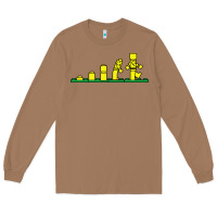 Toasted Coconut evolution of lego Long Sleeve Tee - artisFamous