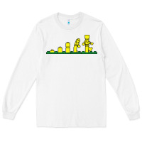 White evolution of lego Long Sleeve Tee - artisFamous