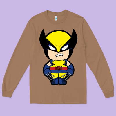 Wolverine Long Sleeve Tee Designed By Artisfamous