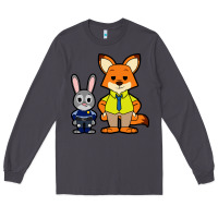 Smoke zootopia duo chibi Long Sleeve Tee - artisFamous