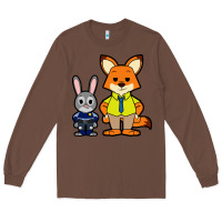 Chestnut zootopia duo chibi Long Sleeve Tee - artisFamous