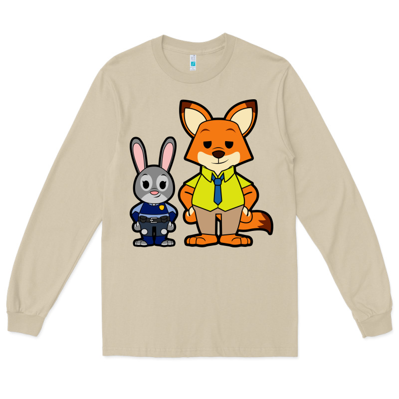 Zootopia Duo Chibi Long Sleeve Tee by artisFamous | Teevron