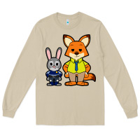 Mushroom zootopia duo chibi Long Sleeve Tee - artisFamous