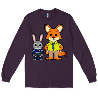 Plum zootopia duo chibi Long Sleeve Tee - artisFamous
