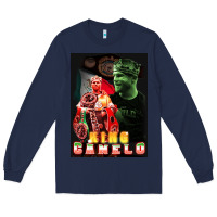 Navy canelo boxing Long Sleeve Tee - artisFamous